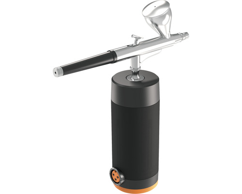 Pistol airbrush cu compresor pentru modelism și hobby