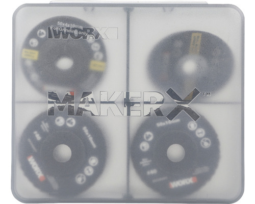 Set discuri de tăiere Makerx în cutie de depozitare