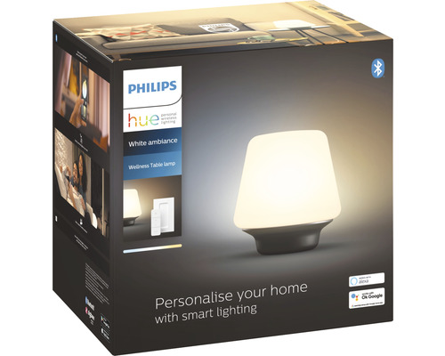 Lampă de masă Philips Hue White Ambiance Wellness în ambalaj