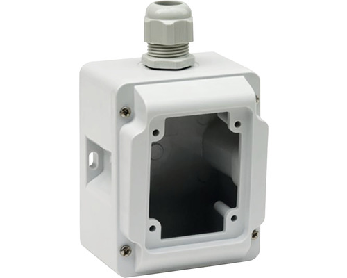 Doză aplicată Schneider PratiKa 65x85 mm IP67 gri, pentru tablouri organizare electrică șantier Doză aplicată Schneider PratiKa 65x85 mm IP67 gri, pentru tablouri organizare electrică șantier
