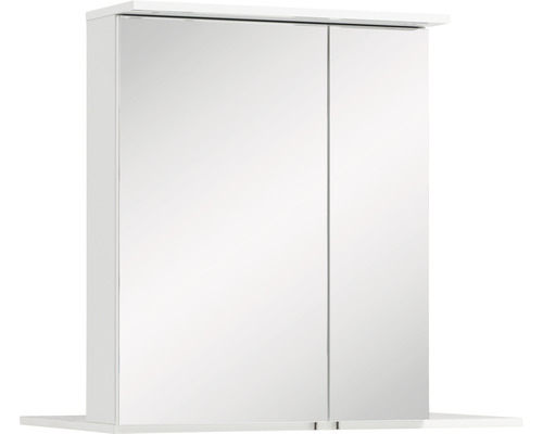 Dulap cu oglindă pentru baie cu două uși