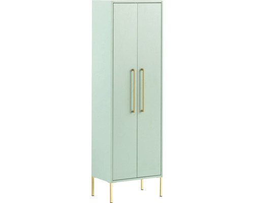 Dulap baie Sarah 450, 2 uși, PAL, 46,2x154,7 cm, verde mentă
