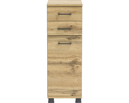 Dulap îngust de baie cu trei sertare