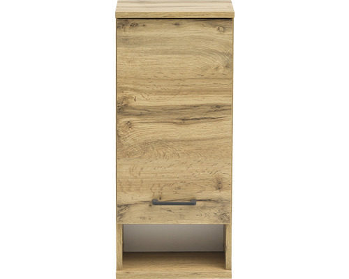 Dulap înalt cu o ușă și compartiment deschis