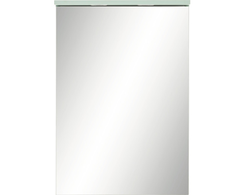 Dulap baie cu oglindă Spot, iluminare LED, PAL, 50,4x72,3 cm, verde mentă