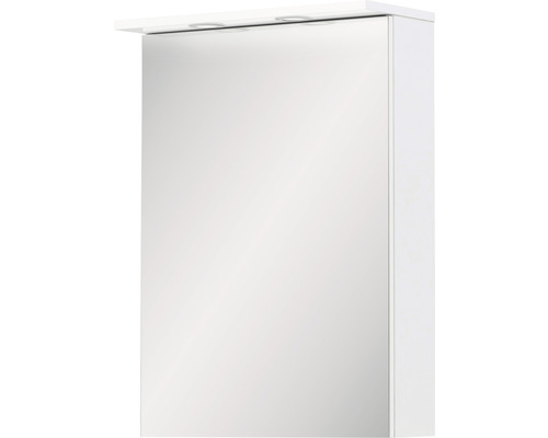 Dulap baie cu oglindă Spot, iluminare LED, PAL, 50,4x72,3 cm, alb