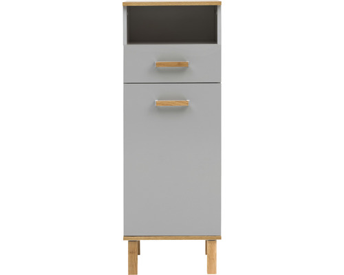 Dulap înalt cu un sertar și un compartiment deschis