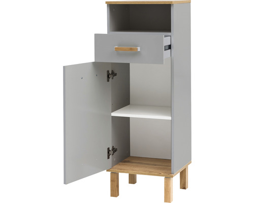 Dulap de baie cu sertar, ușă și raft