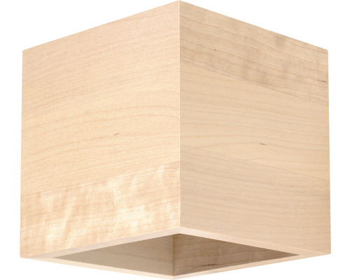 Abajur pătrat din lemn