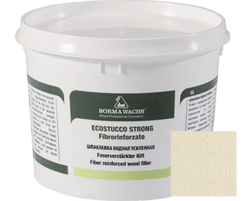 Chit pentru lemn Ecostucco Strong natur 500 g Găleată cu chit de lemn ranforsat cu fibre