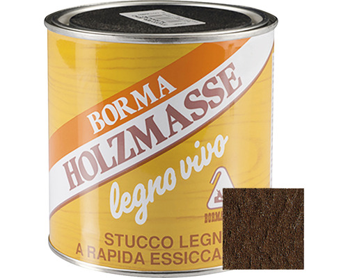 Chit pentru lemn Holzmasse nuc mediu 250 ml Borma Chit pentru lemn, recipient cu chit de lemn