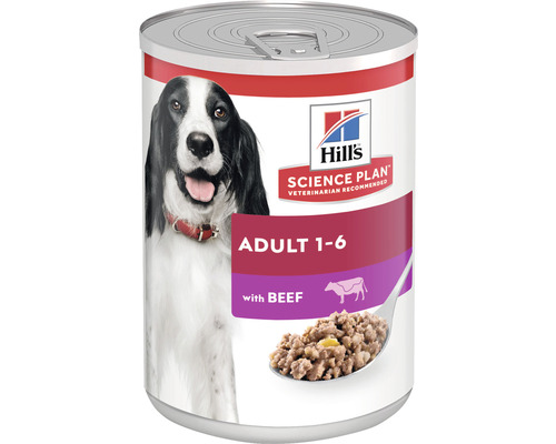 Hrană umedă pentru câini Hill's Adult cu vită 370 g