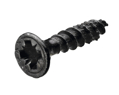 Holșuruburi universale cu cap înecat cruce Hettich 3,5x16 mm oțel vopsit negru, 40 bucăți