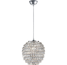 Lampa suspendată cu pandantive de cristal