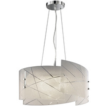 Lumină suspendată cu model geometric