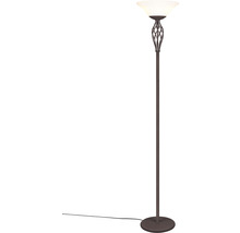 Lampă de podea cu design spiralat pentru spații de locuit