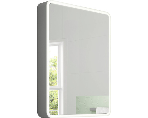 Dulap cu oglindă iluminată pentru baie