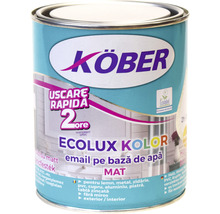 Email mat pe bază de apă Ecolux Kolor Köber gri deschis 2,5 l-thumb-1