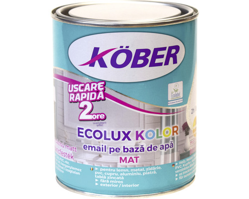 Cutie de vopsea cu email pe baza de apa cu uscare rapida pentru interior si exterior