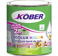 Email lucios pe bază de apă Ecolux Kolor Köber verde RAL 6016 2,5 l