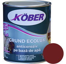 Grund anticoroziv pe bază de apă Ecolux Köber roșu oxid 2,5 l-thumb-0