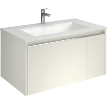 Set mobilier baie suspendat Savinidue Cielo 80 cm Bianco