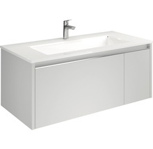 Set mobilier baie suspendat Savinidue Cielo 100 cm Grigio Perla