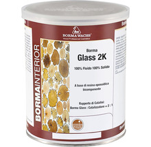 Kit rășină epoxidică Glass 2K Borma 1,4 kg-thumb-0