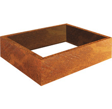 Bordură dreptunghiulară pentru jardinieră din metal