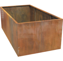 Jardinieră dreptunghiulară din oțel