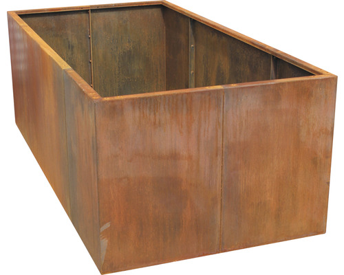 Jardinieră dreptunghiulară din oțel
