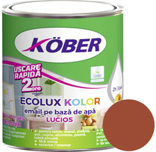 Vopsea pe baza de apa Köber Ecolux Kolor pentru lemn, metal, zidarie, PVC, cupru, aluminiu si piatra