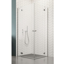 Cabină de duș rectangulară Radaway Torrenta KDD 100x90x195 cm sticlă transparentă profil crom-thumb-0
