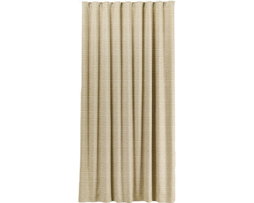 Cortină bej cu pliuri