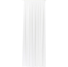 Cortină de duș albă cu bandă de încrețire