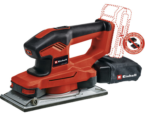 Șlefuitor electric cu vibrații Einhell TE-OS 18V 114x230 mm, nu incl. acumulator