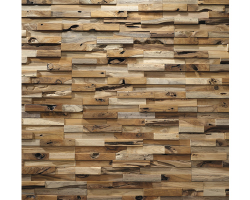 Placare de perete din lemn cu aspect 3D