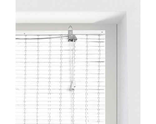 Prim-plan al unui rulou din lemn cu mecanism de operare