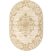 Covor oval cu model floral