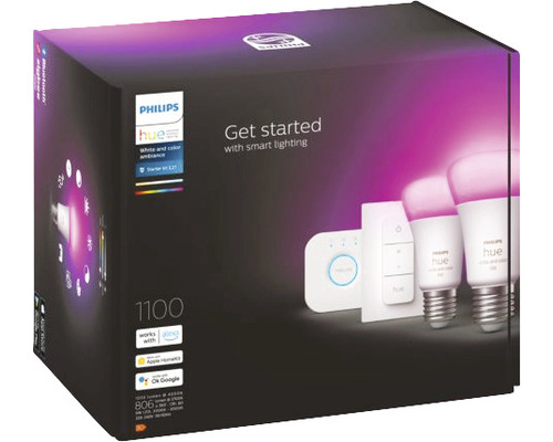 Set Philips Hue telecomandă+controller wireless și 2 | HORNBACH
