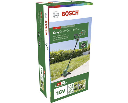 Trimmer pe bază de acumulator Bosch EasyGrassCut 18 Basic, fără acumulator și încărcător incluse