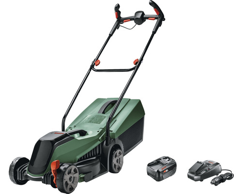 Mașină de tuns iarba cu acumulator Bosch CityMower 18 V-32 acumulator și încărcător incluse