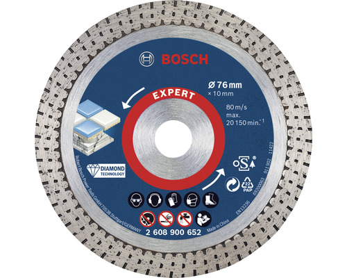 Disc debitare ceramică Bosch Ø76x10 mm | HORNBACH