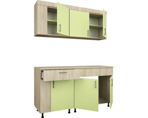 Combinație dulap chiuvetă cu element suspendat