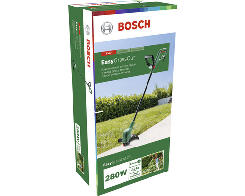 Ambalajul trimmerului de gazon cu fir Bosch EasyGrassCut 23