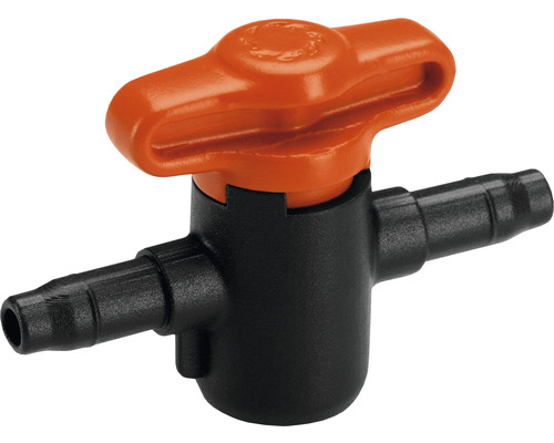 Robinet pentru conductă Gardena MicroDripSystem 3/16" Robinet cu ventil pentru furtun de grădină
