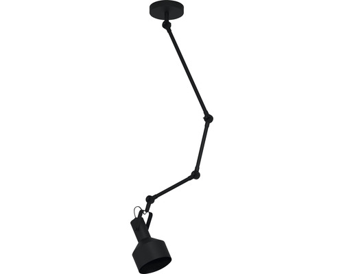 Lumină de plafon pivotantă cu braț reglabil.