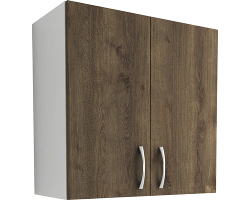 Corp superior bucătărie 60 cm, 2 uși, alb/stejar bronz Corp superior bucătărie 60 cm, 2 uși, alb/stejar bronz