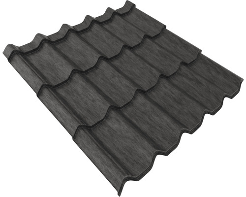 Țiglă metalică PRECIT 1140x1080x0,5 mm stone gray Țiglă metalică