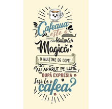 Cafeaua este o băutură magică - motiv